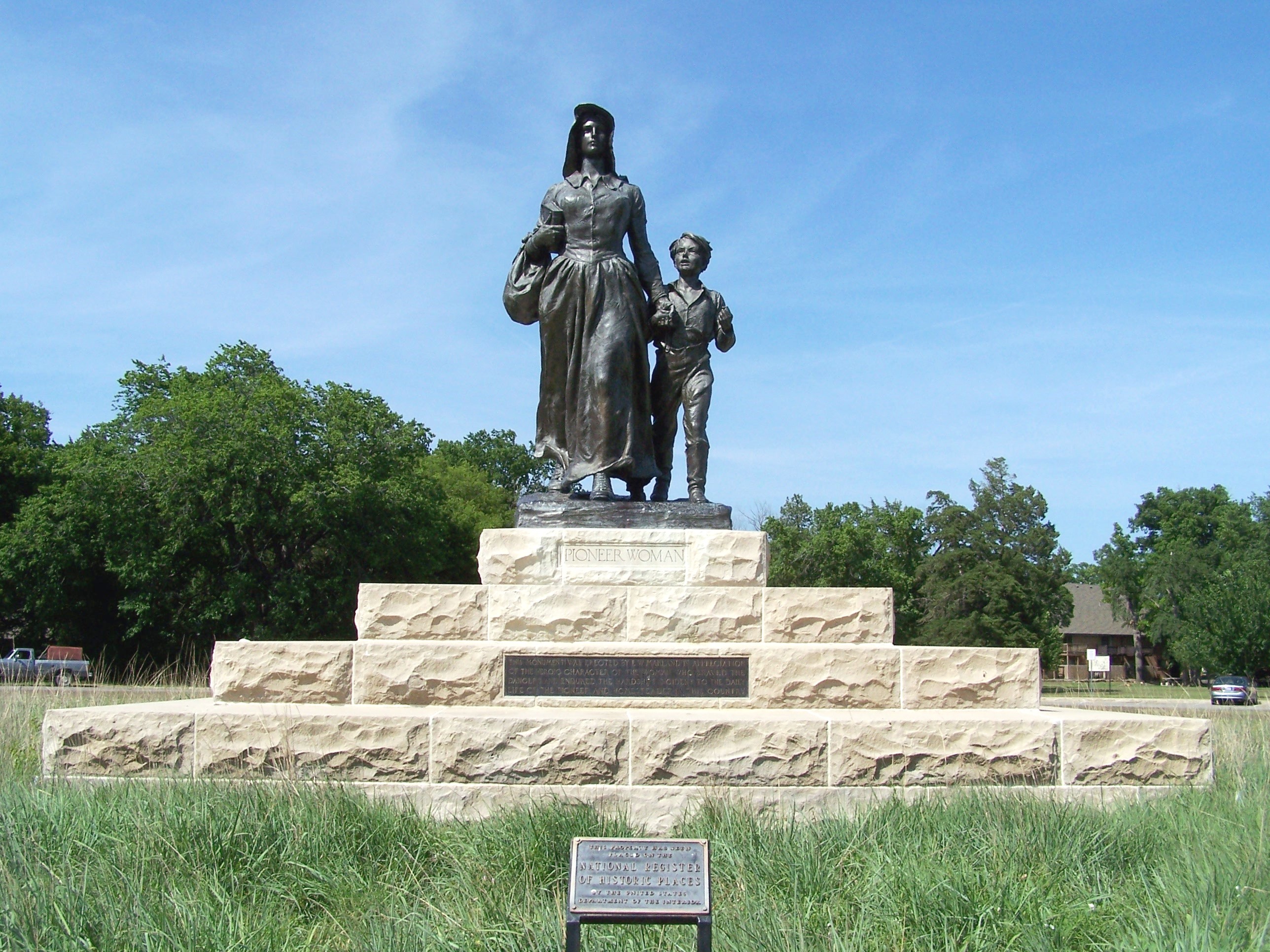 Bryant Baker's 1930 Pioneer Woman statue, Ponca City